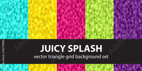 Triangle pattern set 