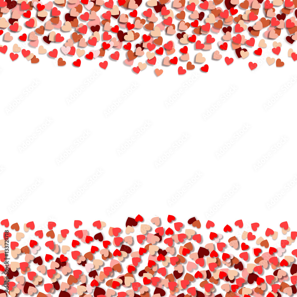 Valentine's Day background with hearts Valentine's Day background with hearts