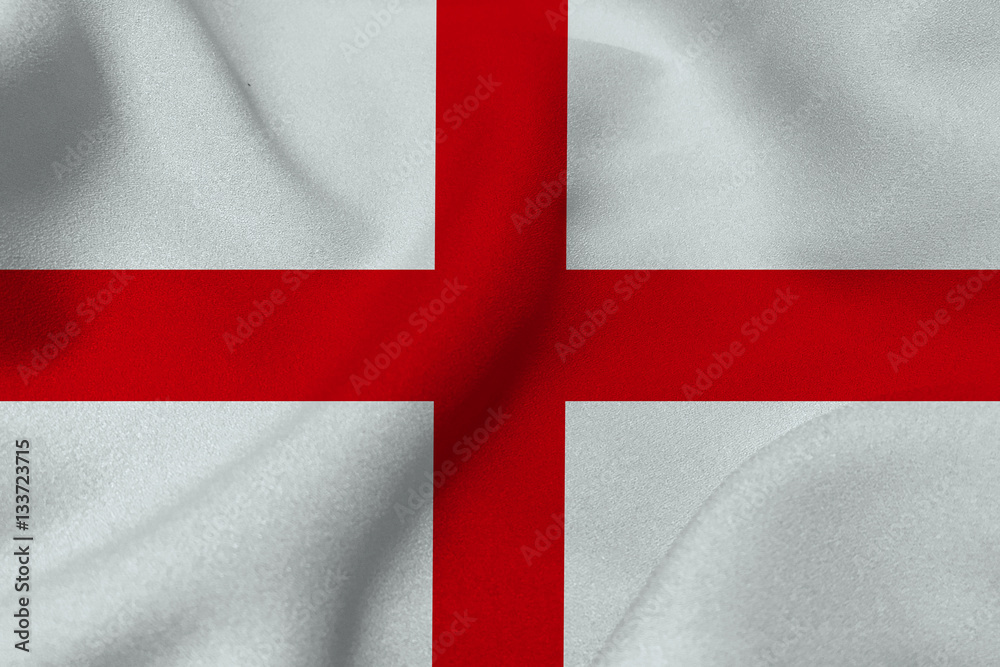 England national flag 3D illustration symbol. England national flag 3D illustration symbol.