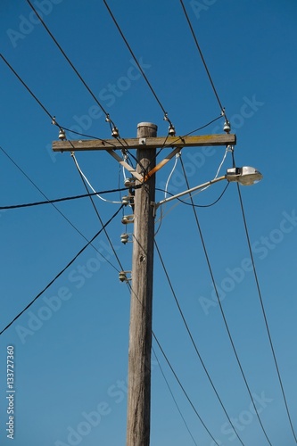 Electric line post