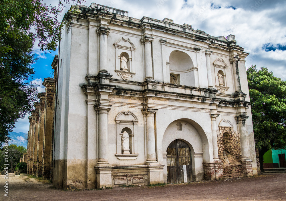 Side of Iglesia Vieja, Chiquimula, Guatemala