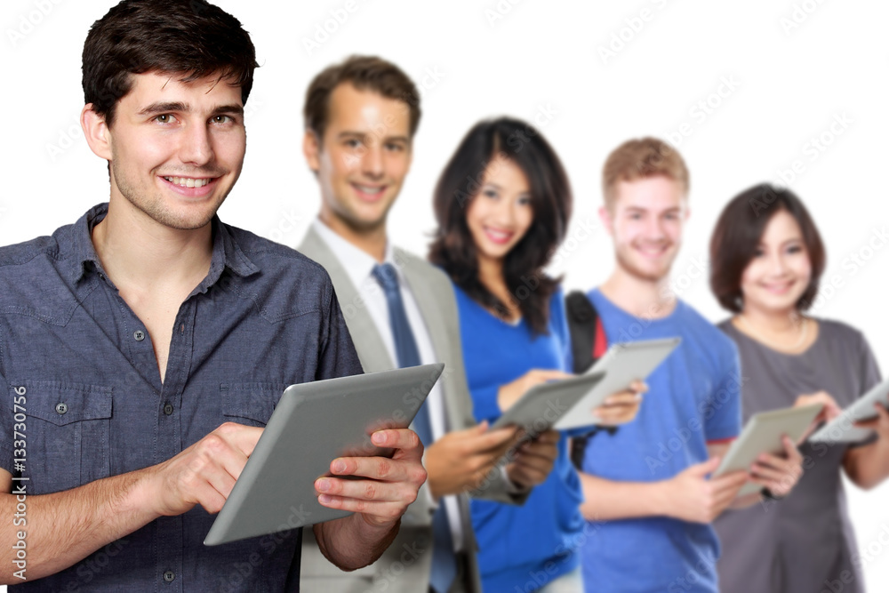 people in diverse ethnicity using modern gadget people in diverse ethnicity using modern gadget