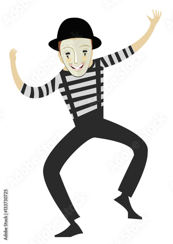 mime clown artist