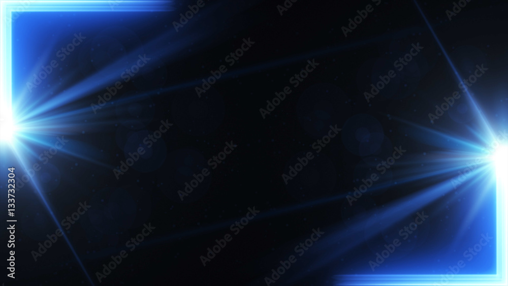 Obraz premium 光のラインフレーム ループ