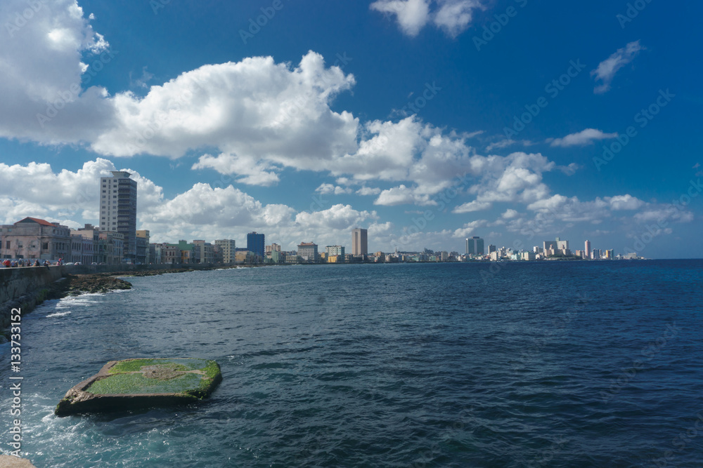 Fototapeta premium La Havana, Cuba view from el Malecon