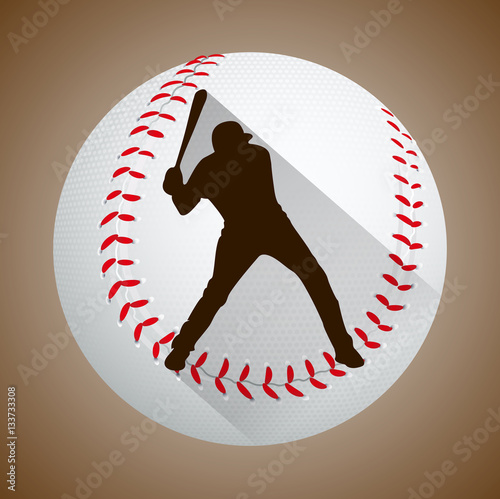 Baseball Players Silhouette 