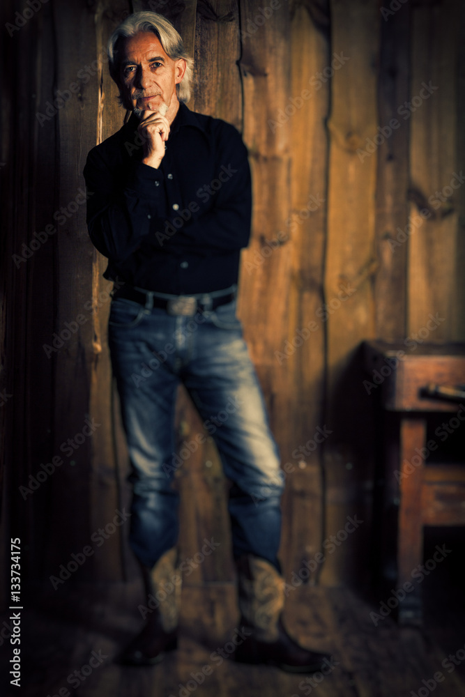 Senior Man's Studio Portrait Senior Man's Studio Portrait