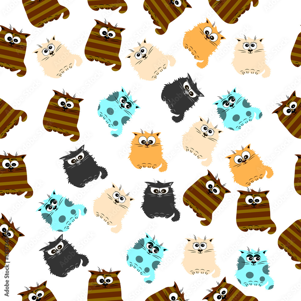 illustration of a Cute cat illustration of a Cute cat