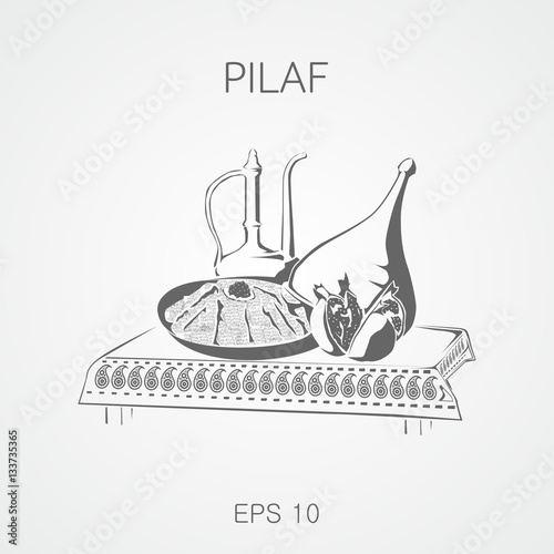 Pilaf and similar dishes are common to Balkan, Middle Eastern, Caucasian, Central and South Asian, East African, Latin American and Caribbean cuisines