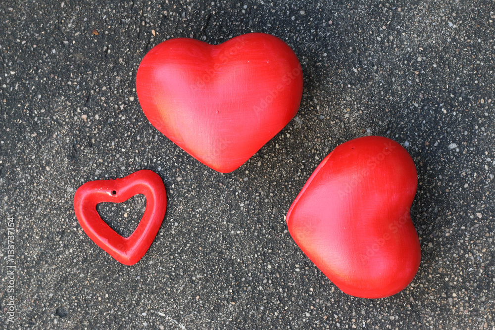 bright red heart object for valentines day background bright red heart object for valentines day background