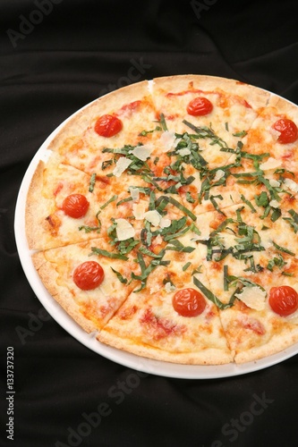  Margherita Pizza on table