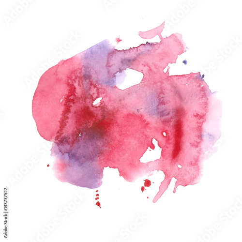 Abstract watercolor brush strokes painted background. © evgenia_lo