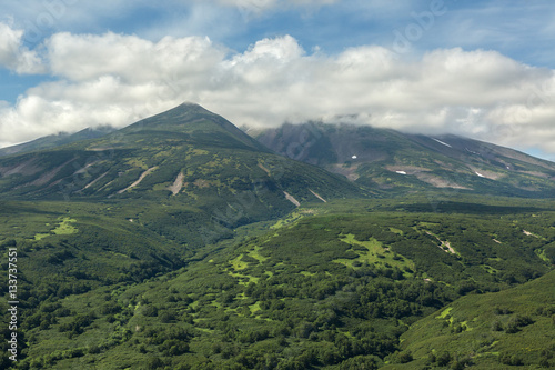 Beautiful landscape in South Kamchatka Nature Park.