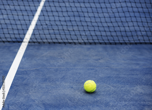 Tennis Court Sport Match Play Game Concept