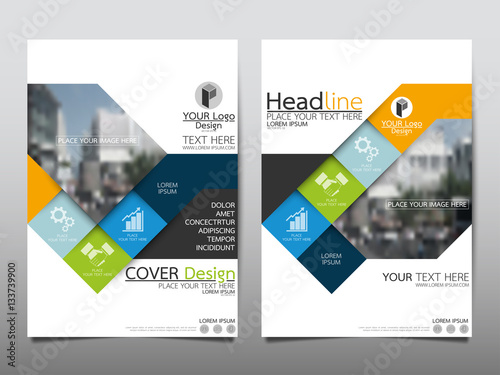 Square flyer cover business brochure vector design, Leaflet advertising abstract background, Modern poster magazine layout template, Annual report for presentation.