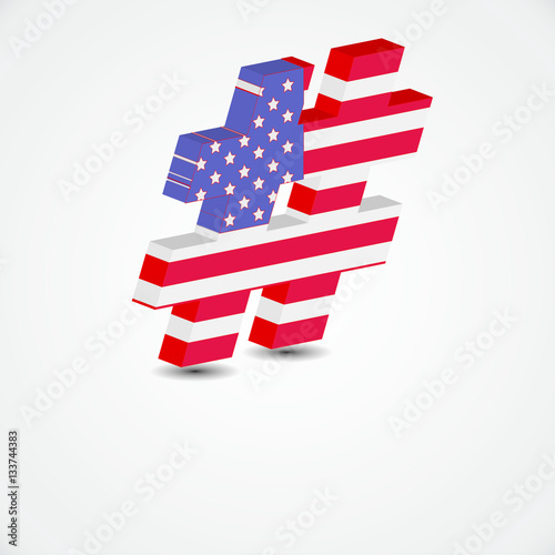 Amerika Hashtag 2