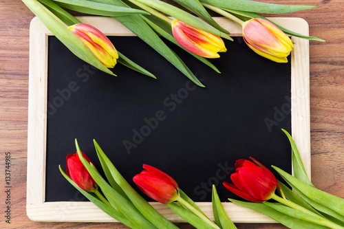 Valentinstag Tafel zum beschriften