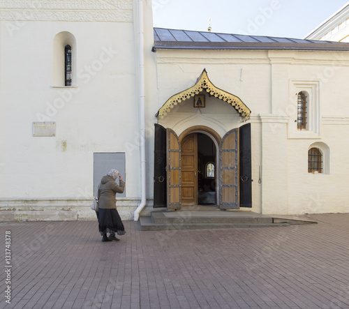 the church in sam sergei abbey,russian federation photo