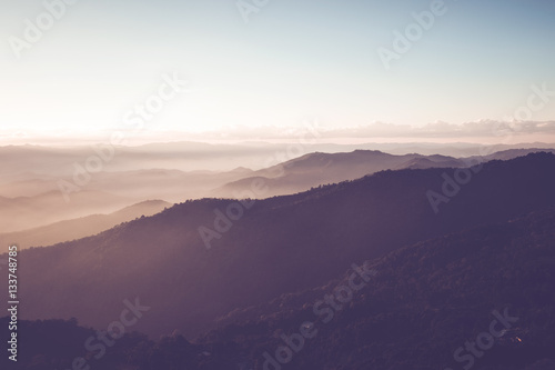 twilight on the mountain viewpoint © Neung Stockr