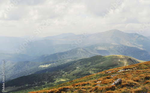Obraz na plátne On the Brink of the Carpathians