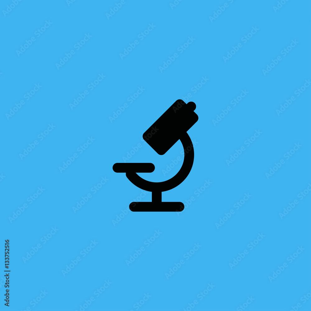 Microscope icon. flat design Microscope icon. flat design