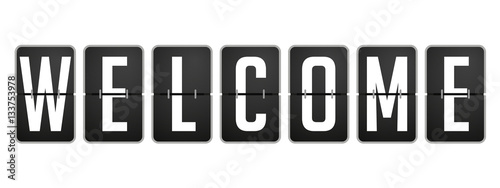 Welcome compteur aéroport