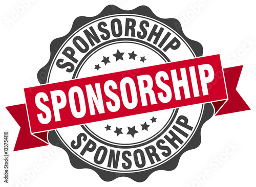 sponsorship stamp. sign. seal