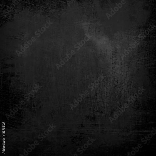 scratched on black metal plate background