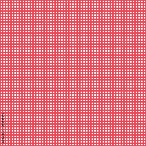 Red simple stripes abstract seamless vector pattern, geometric primitive background