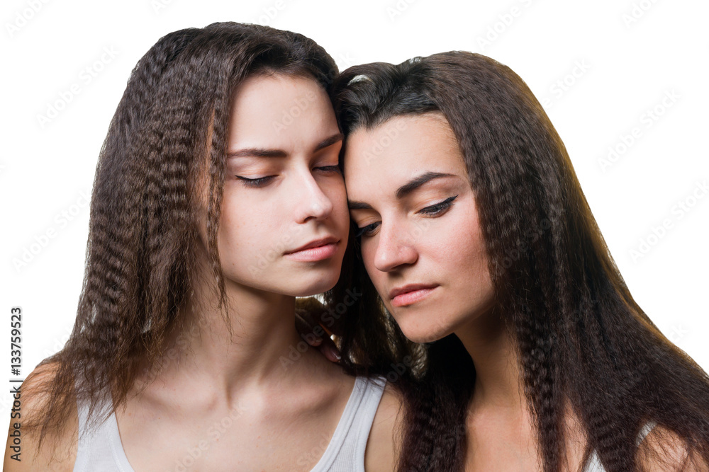Obraz premium portrait of two women