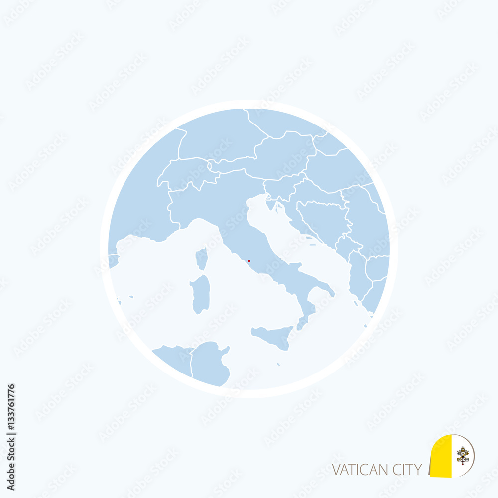 Map icon of Vatican City Blue - 1000 F 133761776 KFwZju3wfNkMb9chAMNzXQpEwd6QTdr3