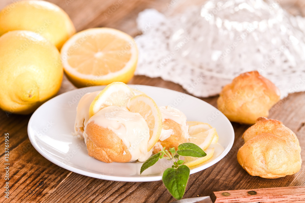 Lemon Profiteroles. Lemon Profiteroles.