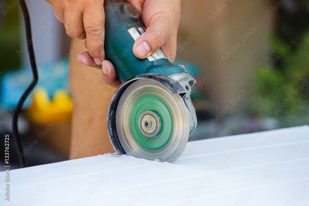 Fototapeta premium angle grinder