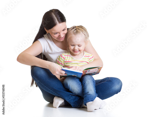 Pretty woman and her child ...