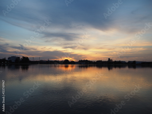 sunset on the lake © Pum alone