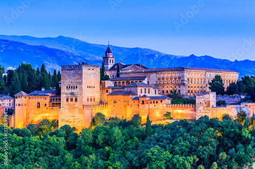 Alhambra, Granada, Spain. photo