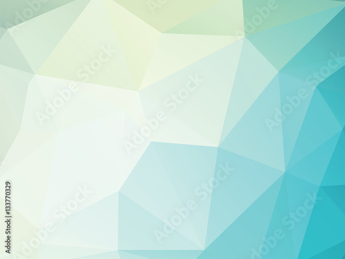 blue low poly background