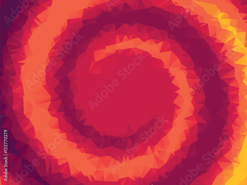 red spiral background