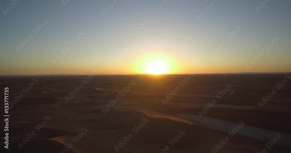 Aerial, Sahara Sunset, Erg Chegaga, Morocco - Native Material, straight out of the cam, watch also for the graded and stabilized version Aerial, Sahara Sunset, Erg Chegaga, Morocco - Native Material, straight out of the cam, watch also for the graded and stabilized version