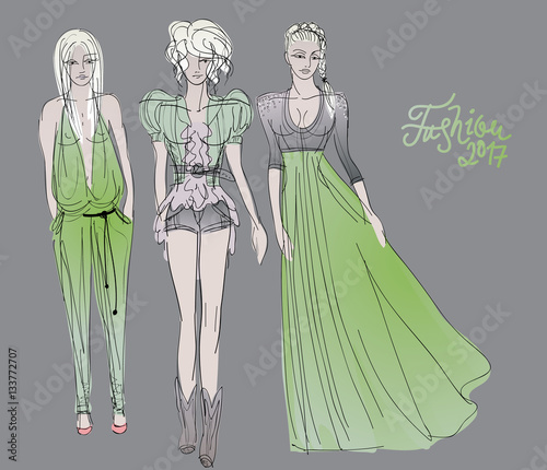 Greenery / Trendy fashion outfits