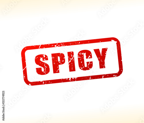 spicy text stamp