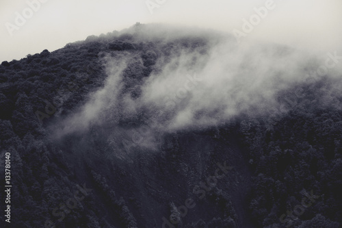 Black and white landscape background © Africa Studio