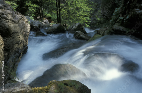 Waterfall Treffling  Austria  Lower Austria  Oetscher Mariazell 