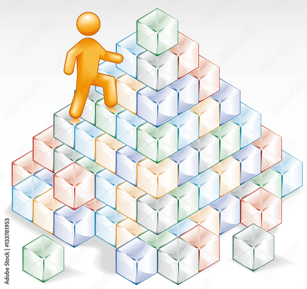 Climbing to the top Icon