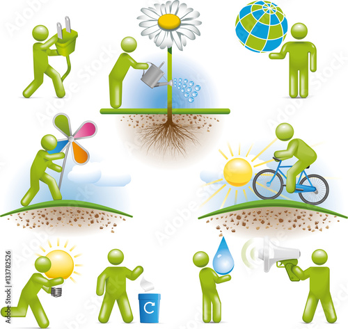 Environmental Activities Icon Set