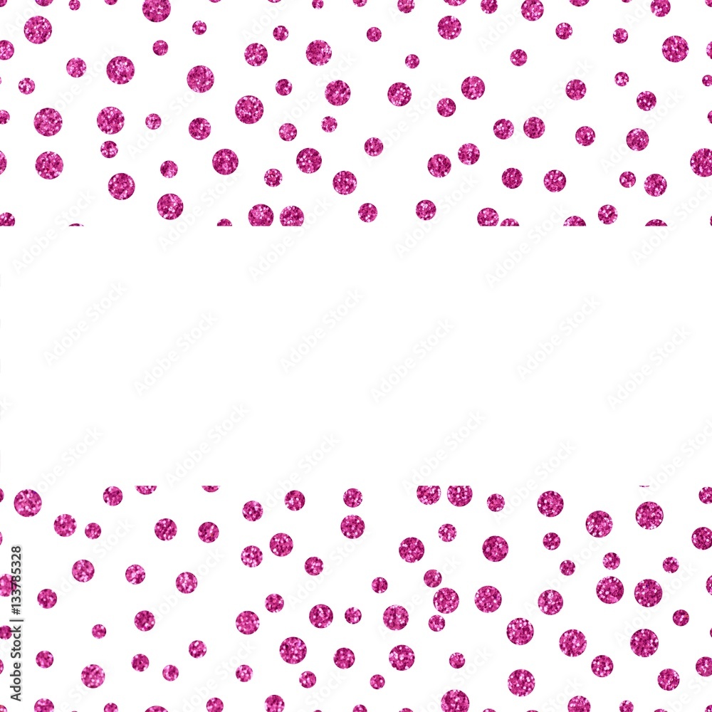 Frame pink glittery texture with copy space. The theme of glamour, Valentines Day or holiday Greetings Pink glitter on a white background Frame pink glittery texture with copy space. The theme of glamour, Valentines Day or holiday Greetings Pink glitter on a white background