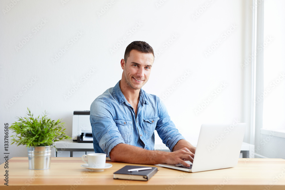 Man working in the office