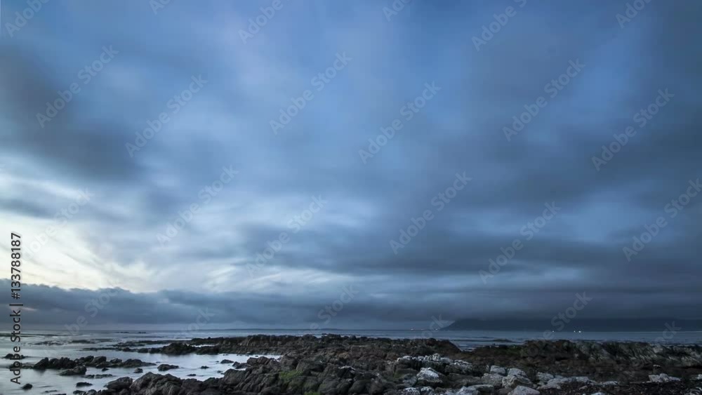 Timelapse of sky and clouds over sea Timelapse of sky and clouds over sea