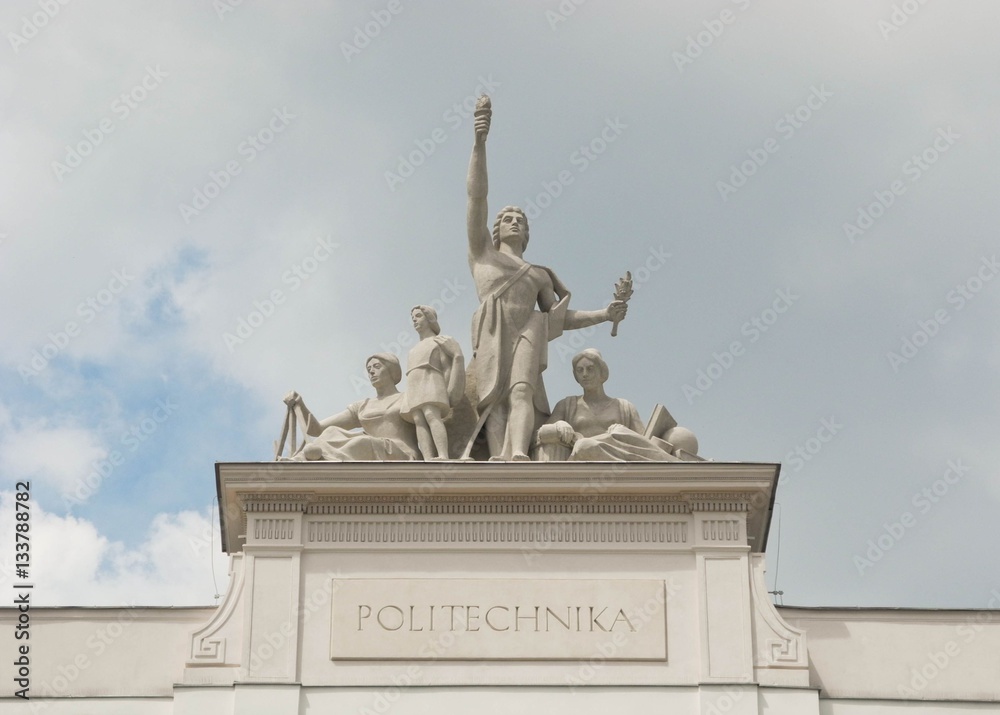 Obraz premium Sculptures of Polytechnic.