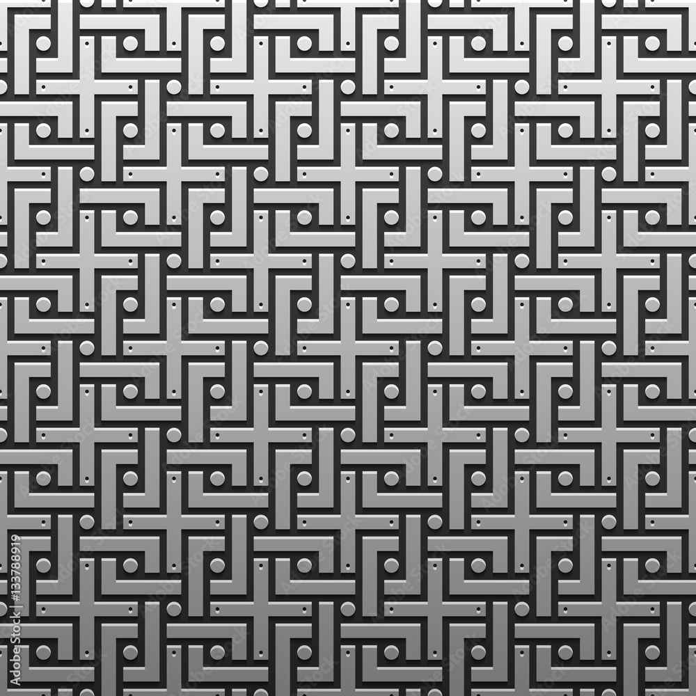 Silver/platinum metallic background with geometric pattern. Elegant luxury style. Silver/platinum metallic background with geometric pattern. Elegant luxury style.